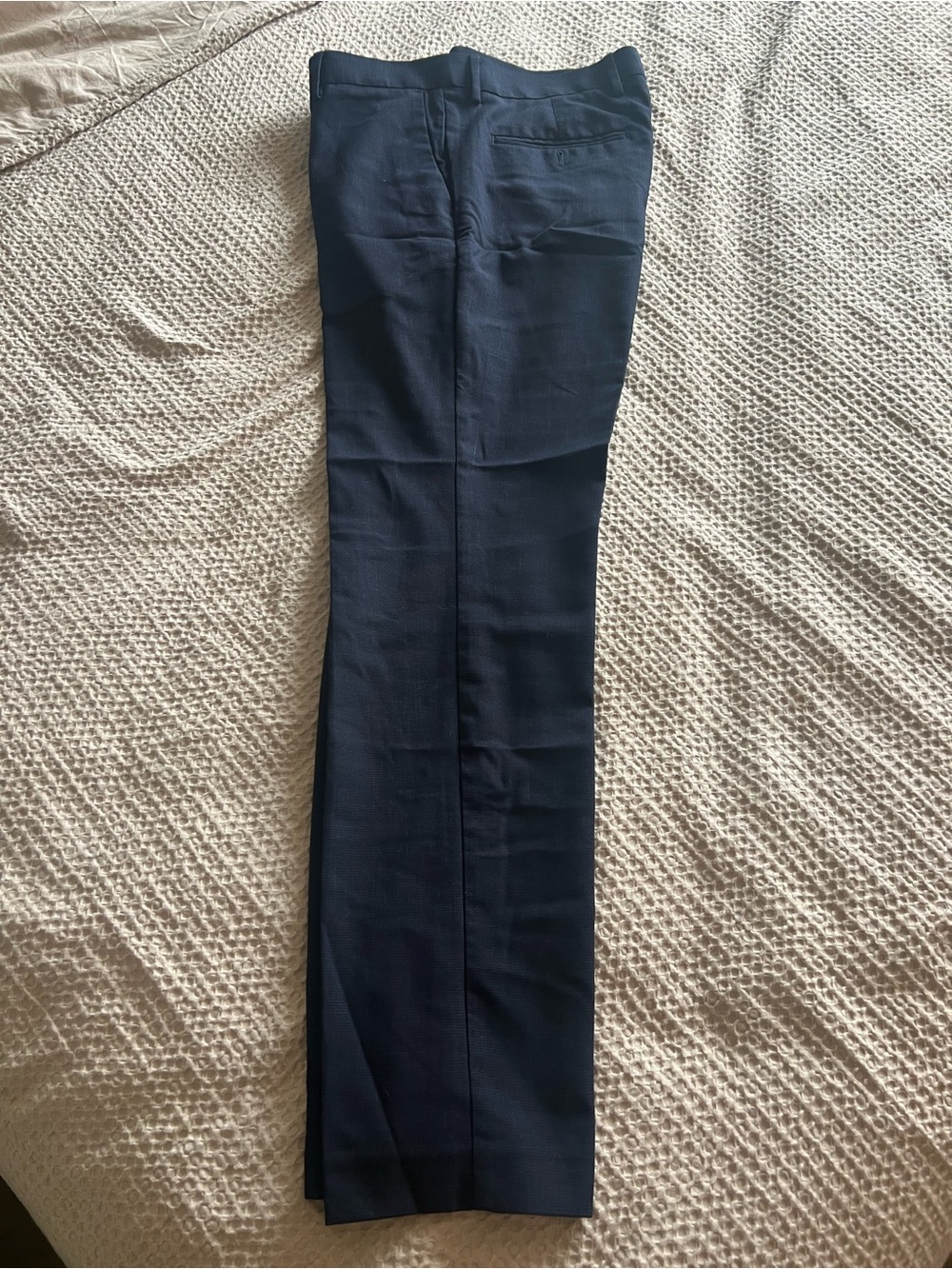 Perry Ellis Men's Navy Dress Pants - Classic Straight
